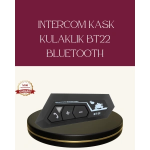 Motosiklet Sürüşleri İçin BT22 Kask Bluetooth Kulaklık Mikrofonlu