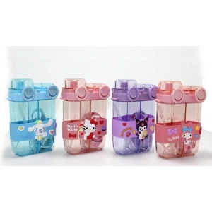 My Melody Çift Bölmeli Pipetli Suluk