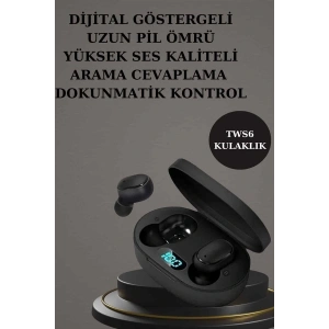 Nabız Ölçer Hediye Bileklikli Akıllı Saat ve Dijital Göstergeli Bluetooth Kulaklık Çoklu Şarj Girişi