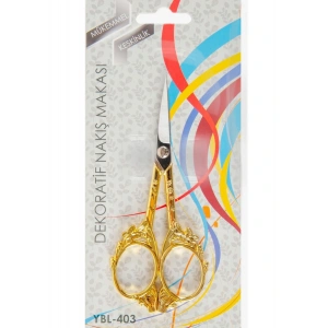 Nakış Makası Dekoratif Altın Kelebek YBL-403 Model 22
