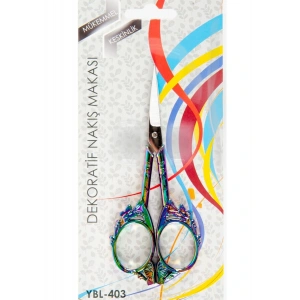 Nakış Makası Dekoratif Renkli Kelebek YBL-403 Model 23