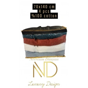 Nevresim Dünyası 70x140 4lü Havlu Prime 3