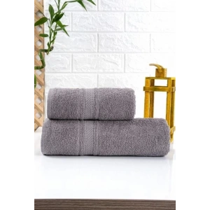 Nevresim Dünyası Gri 2li Havlu Seti