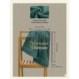 Nevresim Dünyası Prime Havlu 70x140 Yeşil