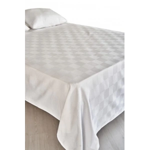 Nevresim Dünyası Tek Kişilik Pamuk Beyaz Tek Pike 160x240