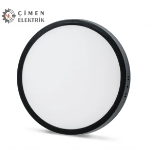 NOAS YL14 2410 S Sıva Üstü 24W Siyah Kasa Led Spot 6500K Beyaz Işık