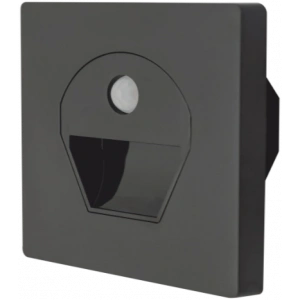 NOAS YL69 1522 1W Siyah Kasa Sensörlü Koridor Aydınlatması 3200K Gün Işığı