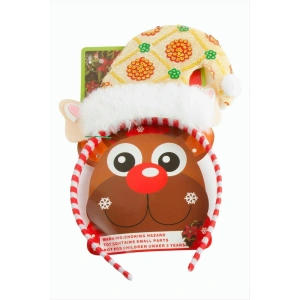Noel Baba Şapkası Yılbaşı Taç