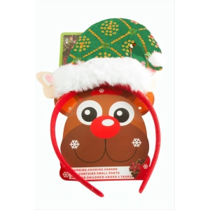 Noel Baba Şapkası Yılbaşı Taç