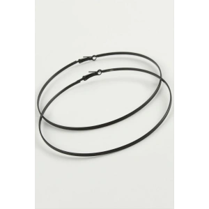 Noktalı Metal Halka Küpe 8-9-10 cm