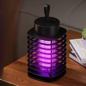 Otomatik Akıllı Sivrisinek Öldürme Lambası Şarj Elektrik Çarpması Sivrisinek Kovucu Lamba Öldürmek Masaüstü Duvar Asmak Sinek Kıran Y20 (5047)