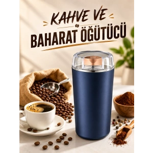 Otomatik Kahve ve Baharat Öğütücü Kolay Ve Taşınabilir Paslanmaz Çelik