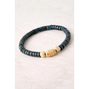 Oval Bambu Ahşap Bileklik 8 mm
