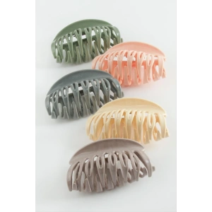Oval Fileli Renkli Mandal Toka 8 cm