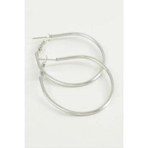 Oval Halka Küpe 5 cm