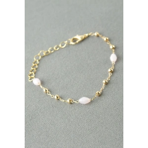 Oval Kristal Taşlı Bileklik