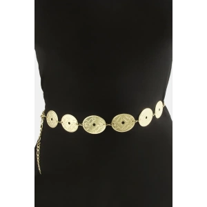 Oval Metal Zincir Kemer