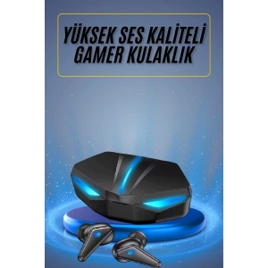 Oyuncu Kulaklığı Mikrofonlu Kablosuz  Kulaklık Powerban Yüksek Ses Kaliteli