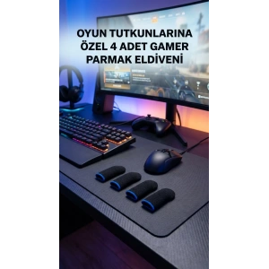 Oyuncu Parmaklık Eldiven Hassas Kontrol Konforlu Tasarım