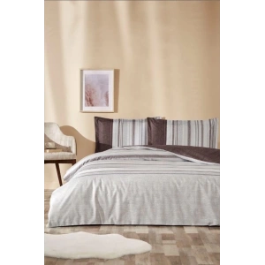 Özdilek Çift Kişilik Ranforce Nevresim Takımı Arenoso Bej