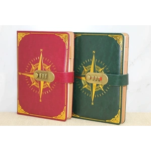 Özel Tasarım Şifreli Deri Defter