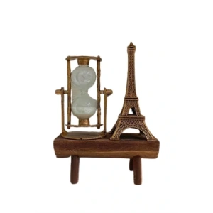 Paris Eyfel Kulesi Hediyelik Eyfel Retro Kum Saati Dekoratif Eşya