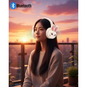 Peluş Kablosuz Bluetooth Kulaklık Çocuk ve Genç Kullanıma Uygun