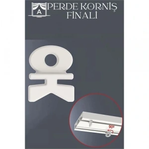 Perde Finali Perde Sonlandırıcı Stop Korniş Finali Sonu 12 Adet