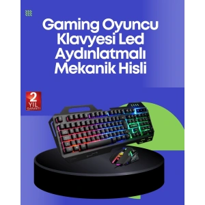 PG8018 LED Aydınlatmalı Mekanik Klavye Mouse – Oyunlarda Üstün Performans