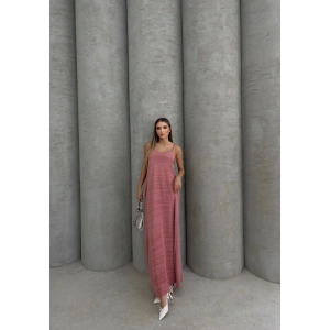 Piliseli uzun elbise