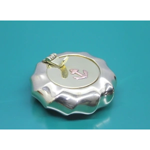 Pirinç Çapalı Kapaklı Küllük 7 Cm