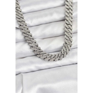 Pirinç Cuba Chain Gurmet Model Kolye