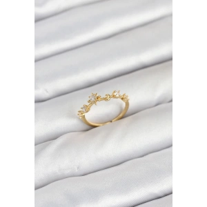 Pirinç Gold Renk Manifest Kadın Yüzük