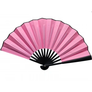 Plastik Kumaş Yelpaze 12li Pembe