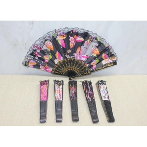 Plastik Renkli Yelpaze