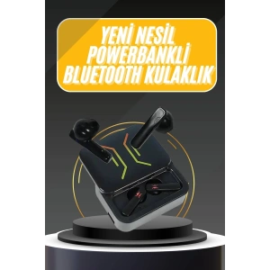 Powerbank Bluetooth Kulaklık Oyuncu Kulaklığı Yüksek Ses Kaliteli