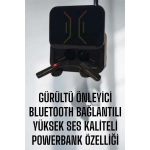 Powerbankli Bluetooth Kulaklık Yüksek Ses Kaliteli Kablosuz