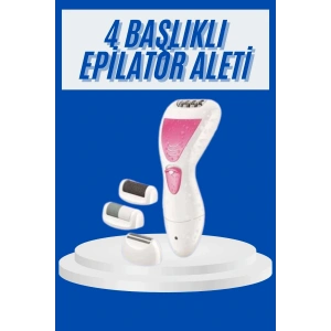Profesyonel 4in1 Çok Amaçlı Epilasyon Aleti Şarjlı Pratik Taşınabilir