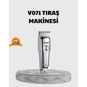 Profesyonel Gümüş Şarjlı Tıraş Makinesi – 3 Başlık, 120 Dakika Kullanım Süresi, Kompakt ve Hafif Tasarım