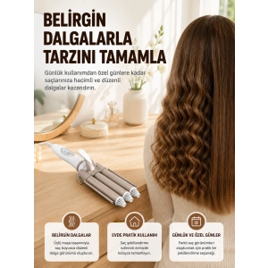 Profesyonel Kullanıma Uygun Bukle Maşası Yeni Nesil