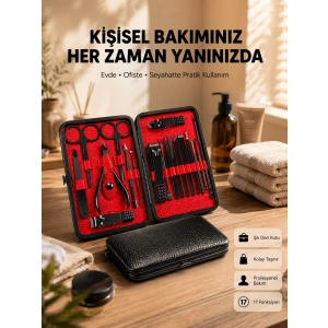 Profesyonel Paslanmaz Çelik Manikür & Pedikür Seti Yeni Nesil