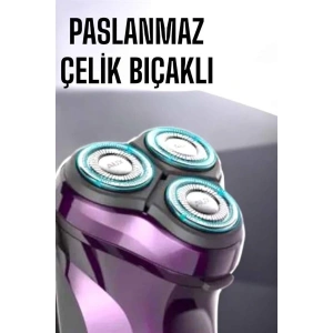 Profesyonel Şarjlı Saç ve Sakal Tıraş Makinesi Hassas Kesim