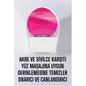 Profesyonel Yüz Temizleme Masaj Aleti Su Geçirmez, Kablosuz Şarj Özellikli Kolay Temizlenebilir