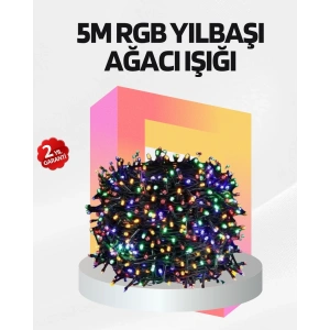 Renkli LED Işık Zinciri 8 Modlu Dekoratif Aydınlatma