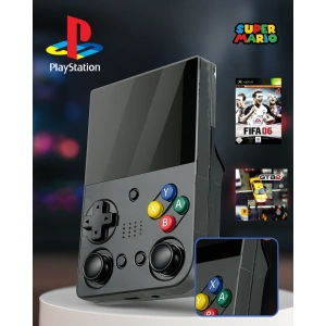 Retro El Atarisi 3.5 HD Ekran – PSP PS1 Mario GTA FIFA Destekli 10.000 Oyun Konsolu