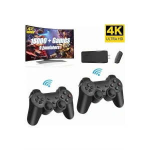 Retro Game Stick Çift Kol Kablosuz Atari Oyun Konsolu 2.4g Uyumlu