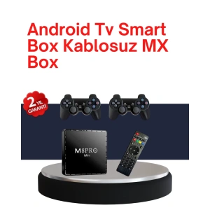 Retro Oyun Konsollu Akıllı Android TV Kutusu