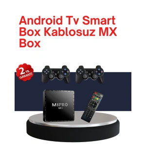 Retro Oyun Konsollu Akıllı Android TV Kutusu
