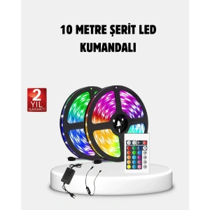 RGB Smart Şerit LED – TV Arkası ve Dekoratif Alanlar İçin Işık Şeridi