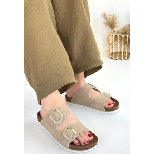 Rıno Ten Nubuk Terlik